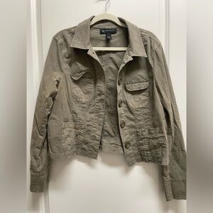 INC International Concepts Olive Utility Jacket